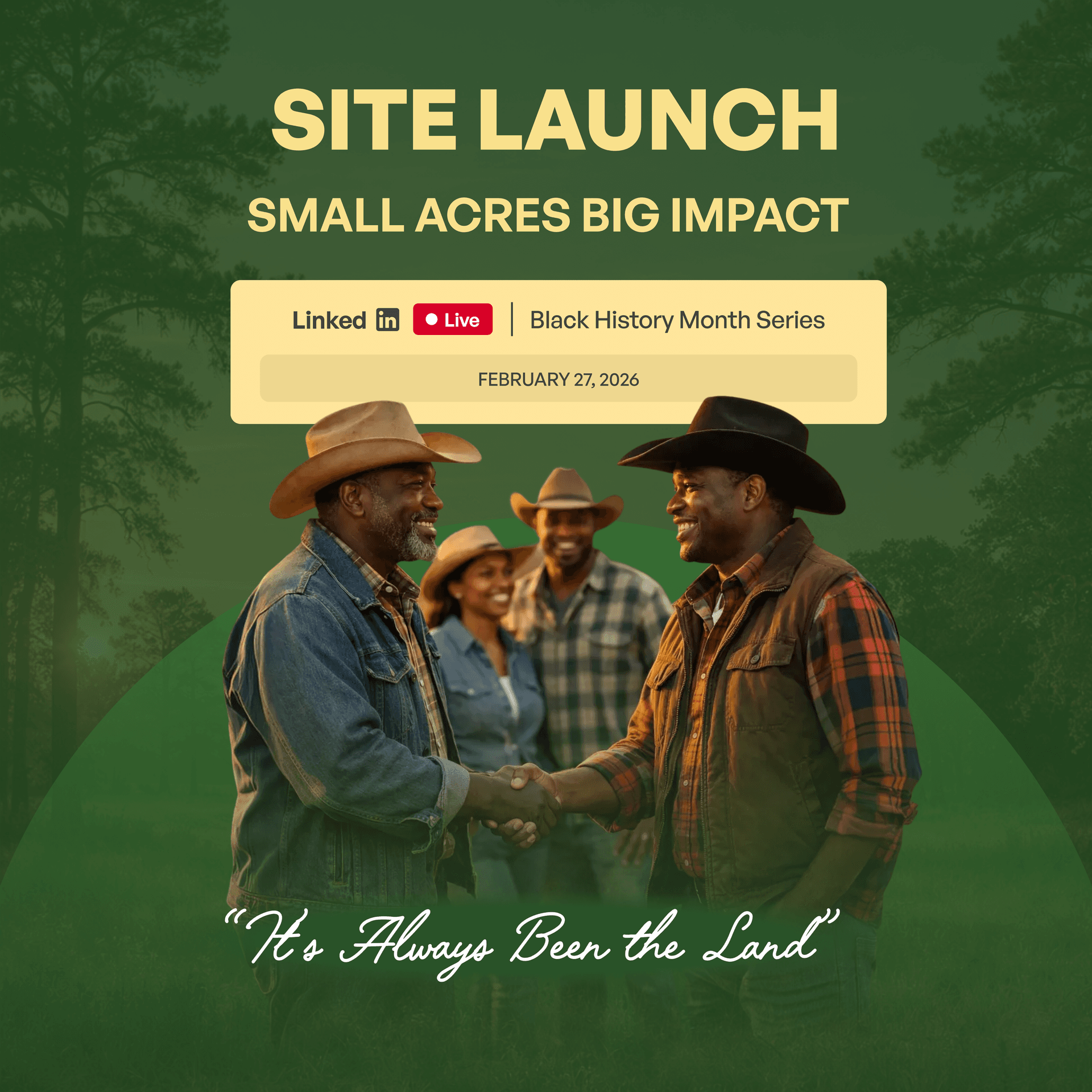 Small Acres, Big Impact: SFLR x TASFRL Texas Site Launch (LinkedIn Live)